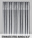 Bulk -100 Stainless Steel Straws (6 inch)